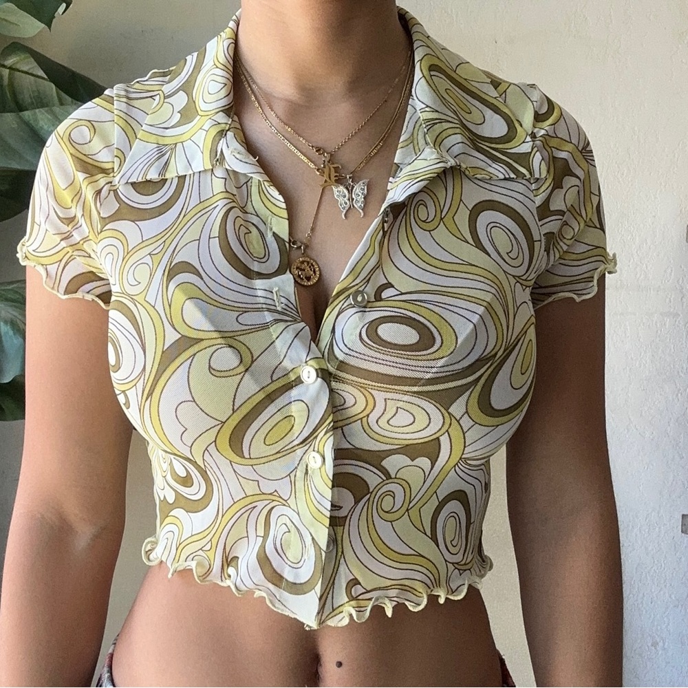70s inspired crop top